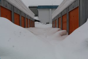 札幌市コンテナ雪