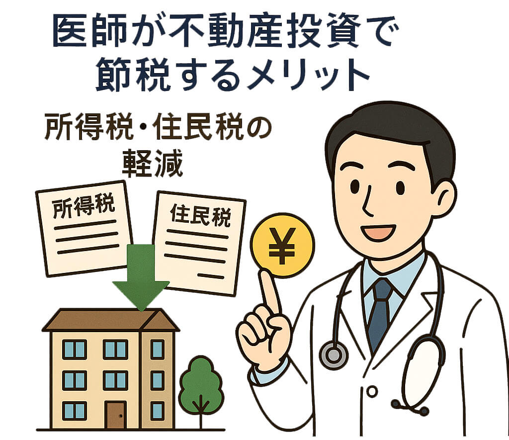 医師が不動産投資で節税するメリット
