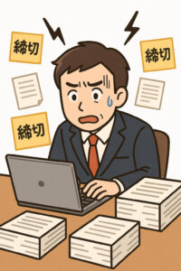 仕事多忙すぎる