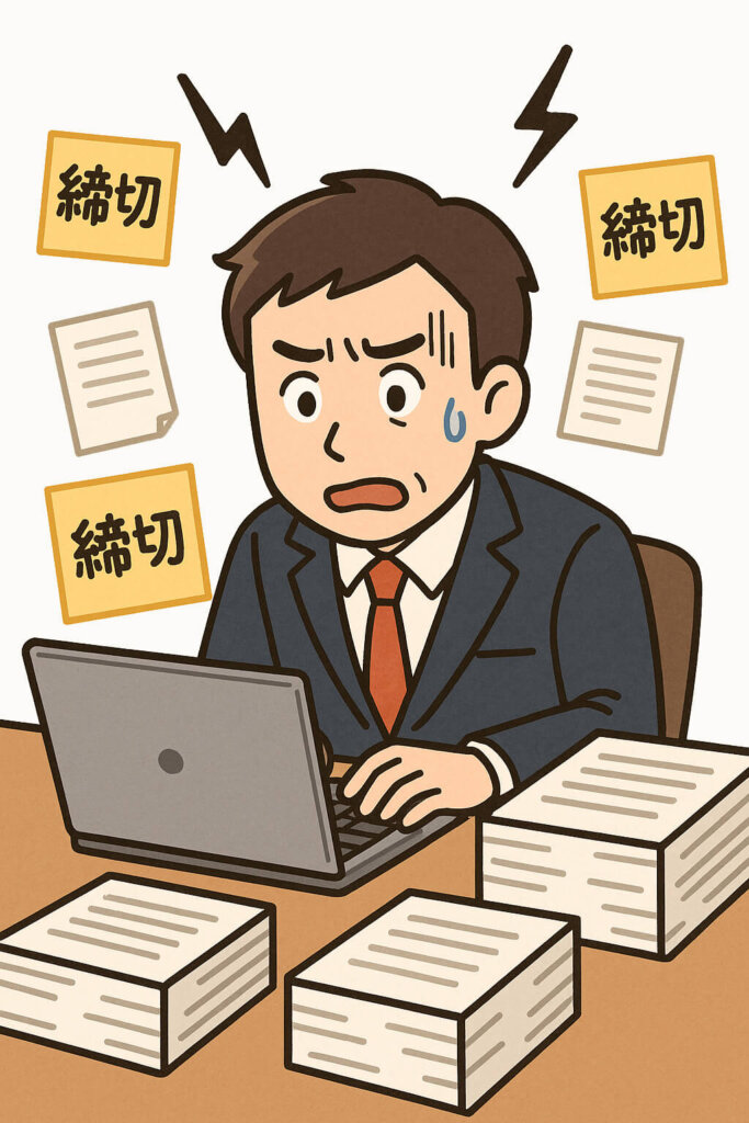 仕事多忙すぎる