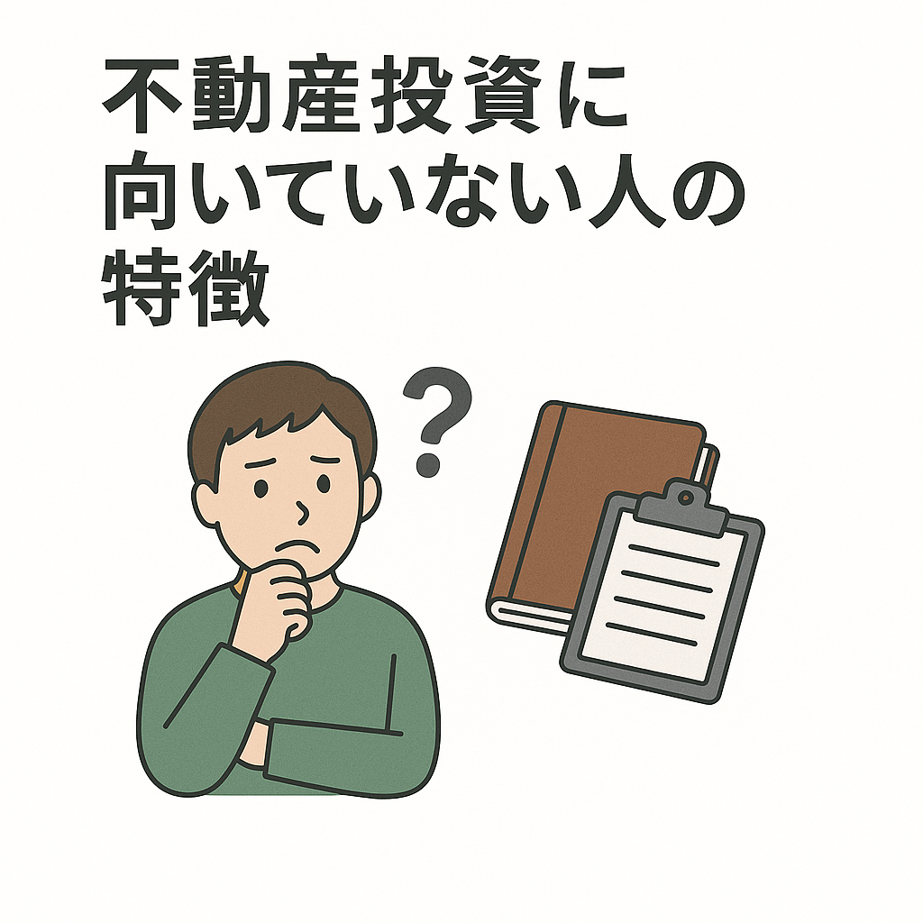 不動産投資に向いていない人