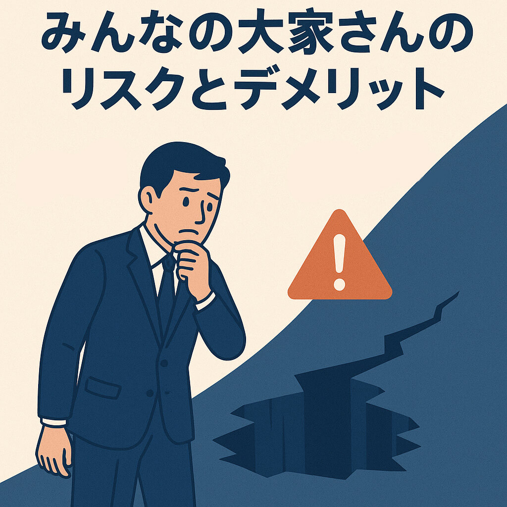 みんなの大家さんのリスクとデメリット