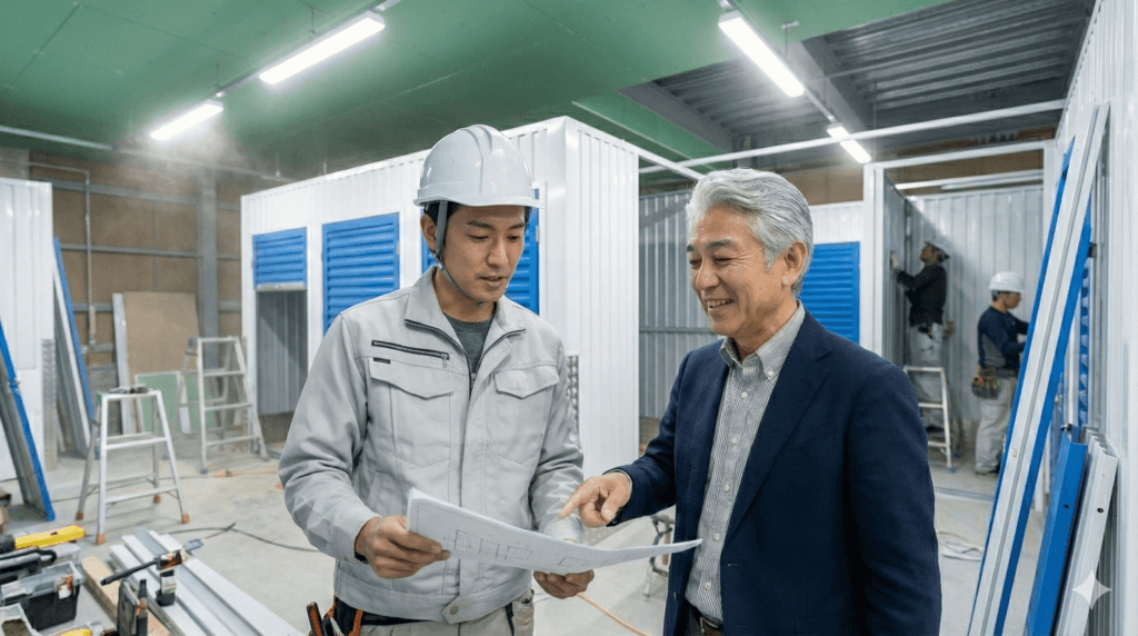 トランクルーム工事