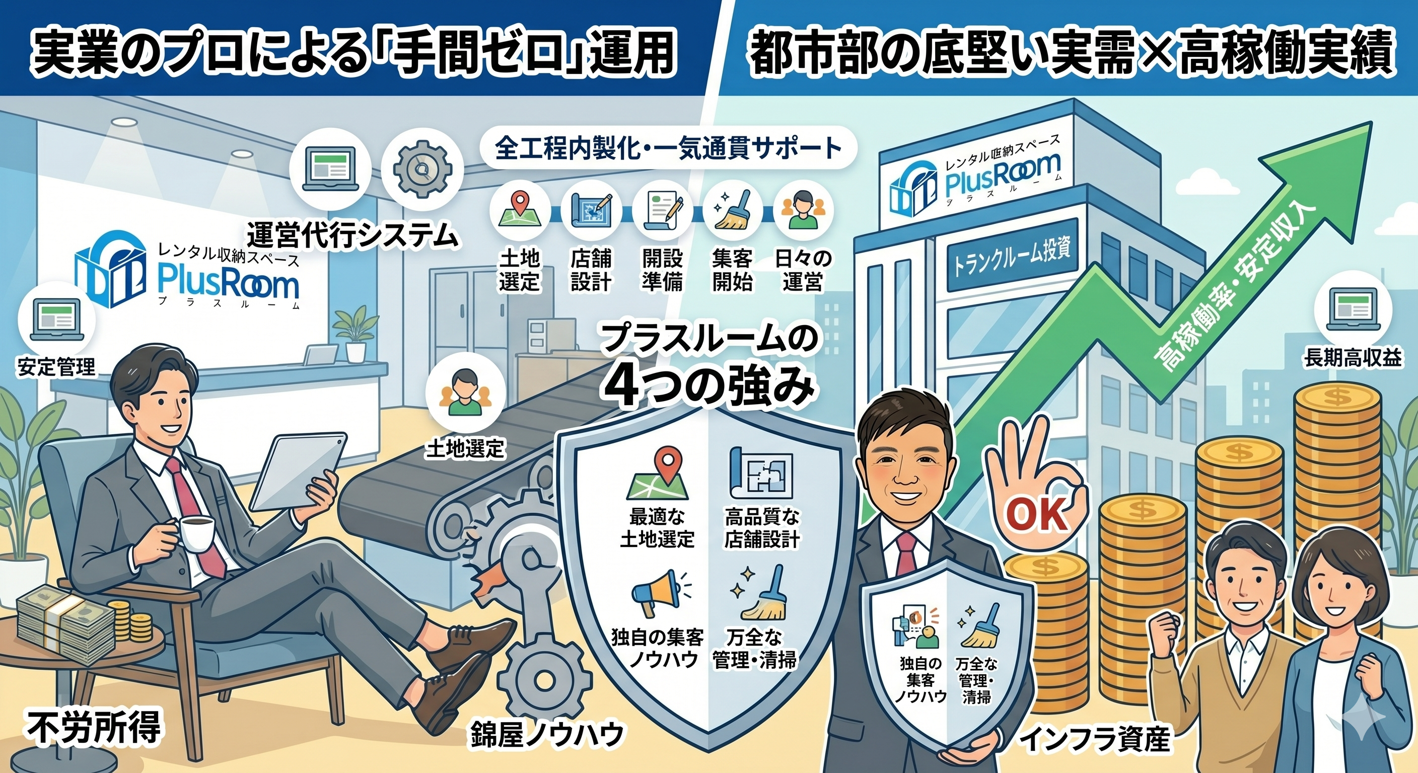 プラスルームの強み