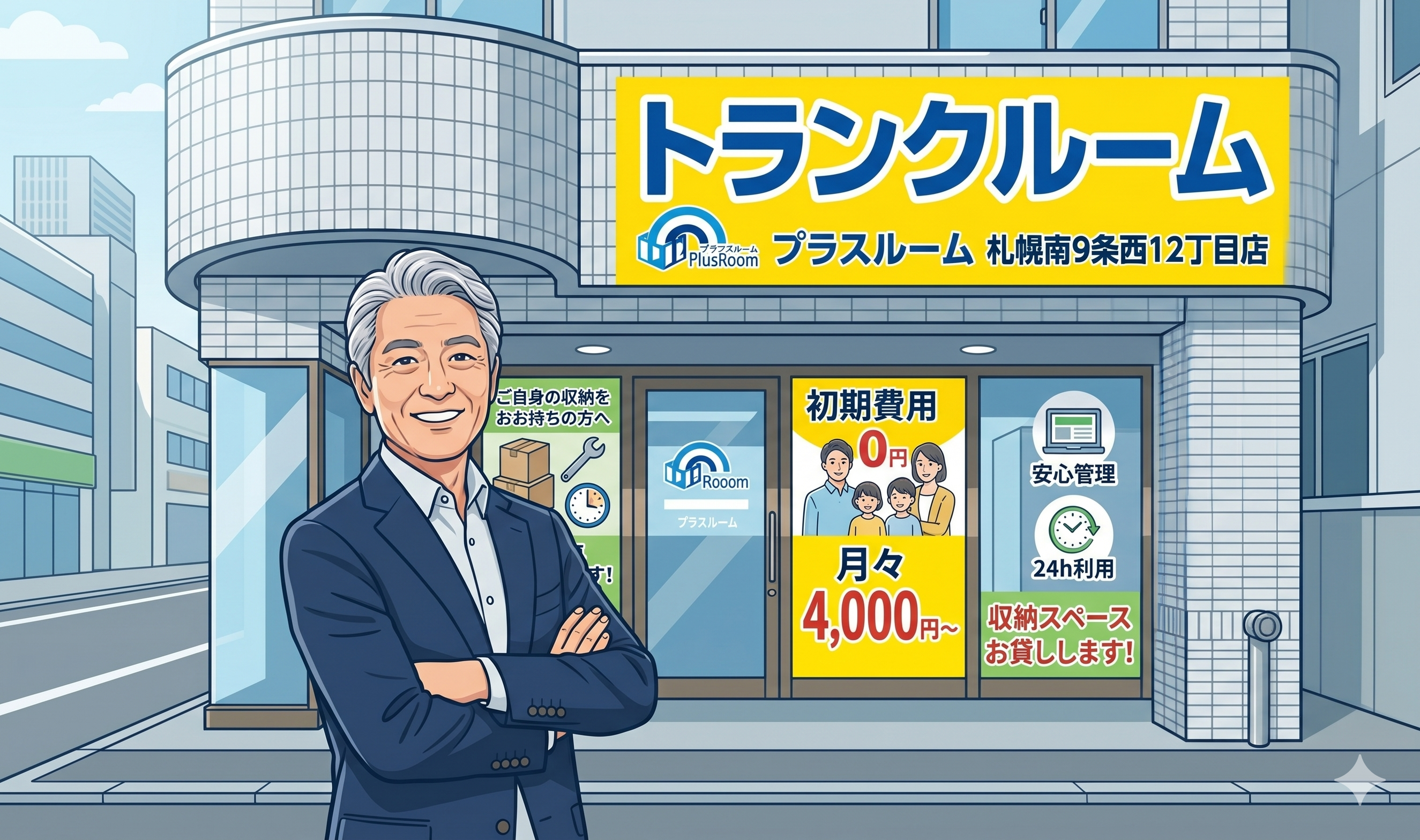 トランクルーム投資ならプラスルーム