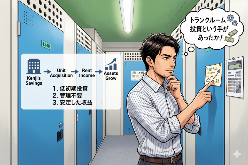 トランクルーム投資があった