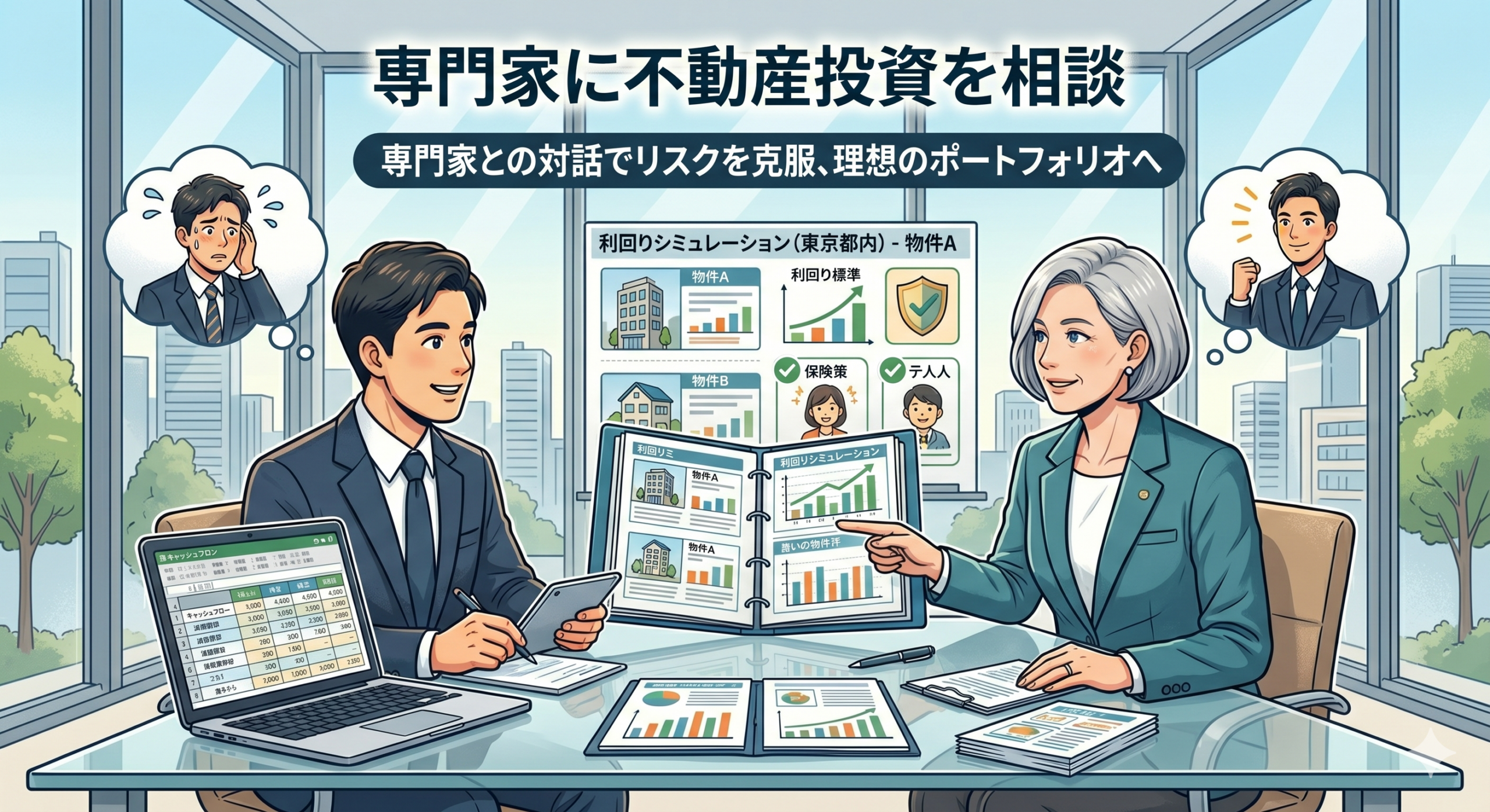 不動産投資について専門家に相談