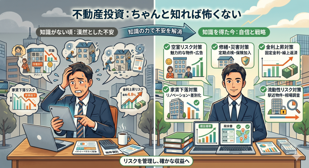 不動産投資のリスクを回避する