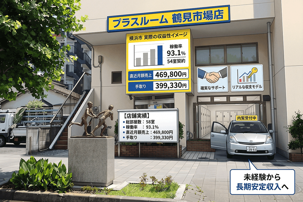 トランクルーム鶴見市場店の数字