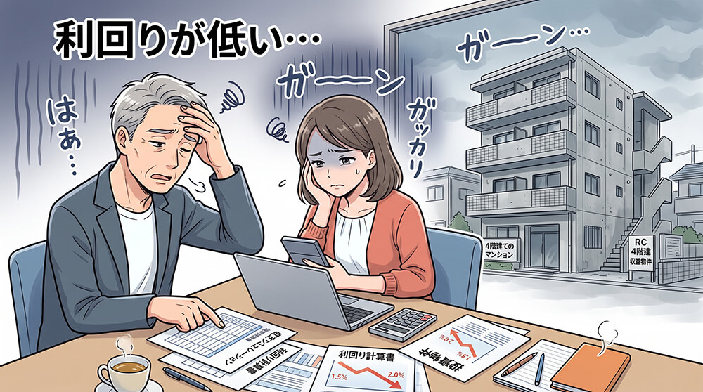 不動産投資が利回り低い