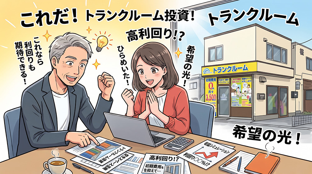 新しい不動産投資で高利回り（トランクルーム投資）